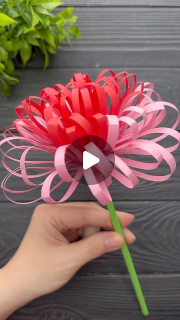 Diy Paper Flowers Tutorial, Paper Flowers Diy Easy, Diy Fleur, Easy Paper Flowers, Paper Craft Ideas, Toddler Arts And Crafts, Paper Flower Crafts, Christmas Card Art, Crafts For Seniors