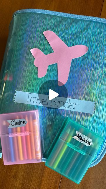 Celena Kinsey on Instagram: "This was supposed to be for our flight to Italy but life had other plans for us - but I thought I’d share it here in case you want a fun and easy roadtrip/plane hack ✈️  Comment “kid travel” and I’ll send you a list of some of my favorite travel essentials for kiddos!   #kidtravel #roadtrip #roadtriptravel #travelhacks #travelwithkids #momhacks #momhack #momideas #ideasforkids #summerwithkids" Plane Kids Activities, Toddler Car Activities Road Trips, Roadtrip With Toddler Activities, Kids Car Activities Road Trips, Activities For Kids On A Plane, Travel Activities For Kids Airplane, Plane Hacks For Kids, Travel Hacks For Kids Plane, Airplane Hacks For Kids