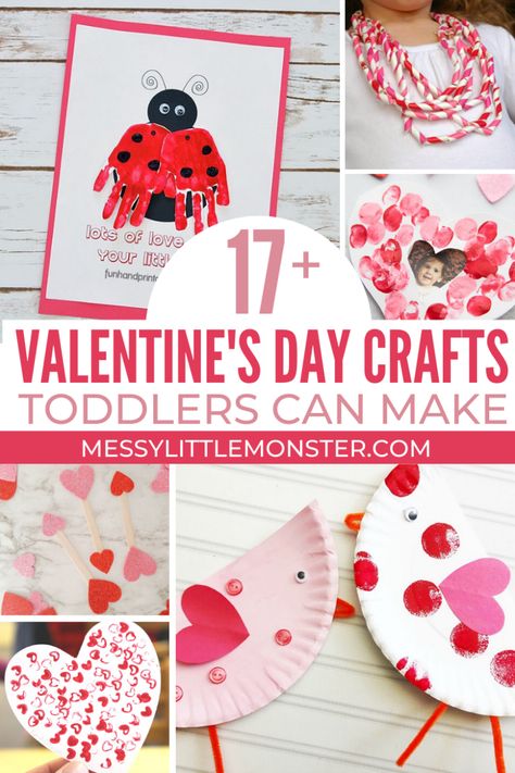 Valentine Craft Ideas, Preschool Valentine Crafts, Toddler Valentine Crafts, Roses Valentine, Valentines Bricolage, Crafts For Toddlers, Valentine's Day Crafts, Easy Valentine Crafts, Valentine Craft