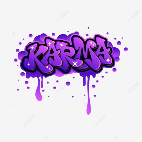 karma graffiti typography vector karma graffiti typography png Graffiti Branding Design, Graffiti Ideas Art, Graffiti Design Ideas, Graffiti M, Girly Graffiti, Dream Graffiti, Cool Graffiti Art, Graffiti Art Design, Graffiti Typography