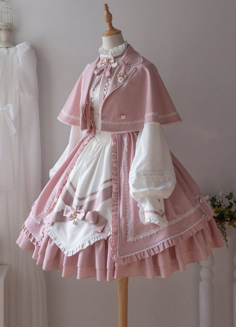 Bow Strap Dress, Magical Girl Outfit, Lolita Outfits, Old Fashion Dresses, Kawaii Fashion Outfits, Kawaii Dress, Fairytale Dress, Cute Clothes, Pretty Clothes