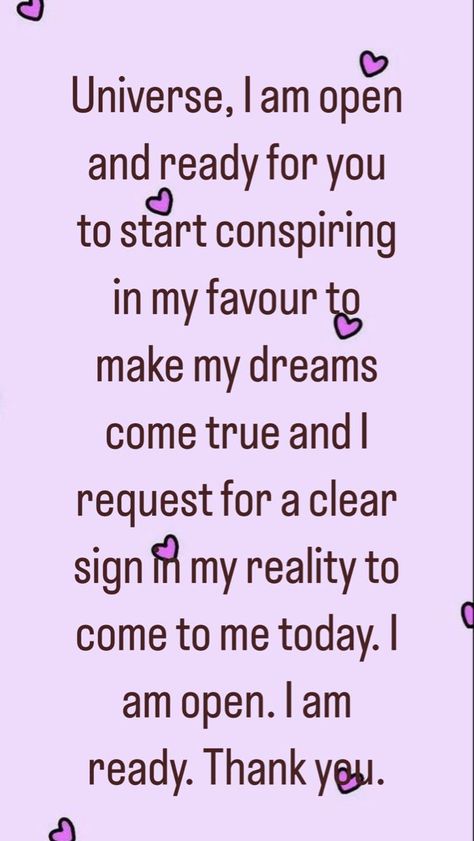 Dreams Come True Affirmations, Universe Quotes Deep, Thank You Universe, Thank Universe, Abundance Wallpaper, Universe Quotes Spirituality, New Month Quotes, My Dreams Come True, Quotes Spirituality