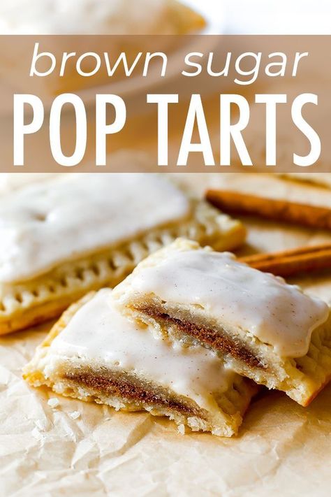 Gluten Free Brown Sugar Pop Tarts, Gf Pop Tarts, Sourdough Poptart Recipe, Gluten Free Poptart Recipe, Brown Sugar Cinnamon Pop Tarts, Cinnamon Pop Tarts, Homemade Poptarts, Gluten Free Pop Tarts, Brown Sugar Pop Tarts