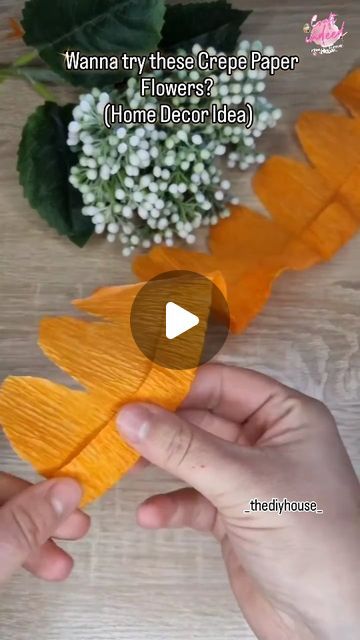 "Cᵣₐfₜ ᵢₙdₑₑd" on Instagram: "Fill your empty vases with these beautiful crepe paper flowers which will last long and will look beautiful as well! 
Fresh flowers go waste in comparison to these paper flowers... I'm so in love with this DIY! 
So are you going to try these? Using bamboo sticks and Crepe paper? 
Don't forget to follow my page for more interesting videos and DIY'S AND CREATIVITY.
@_thediyhouse_
.
.
.
.
#trending #art #artist #artistsoninstagram #diycrafts #craftastherapy #creator #diyprojects #trendy #craft #fyp #fy #exploremore #explore #crafty #insta #instareels" Giant Crepe Paper Flowers Diy, Big Crafts, Giant Paper Flowers Diy, Crepe Paper Flowers Diy, Coffee Filter Flowers, Interesting Videos, Crepe Paper Flowers, Trending Art, Giant Paper Flowers