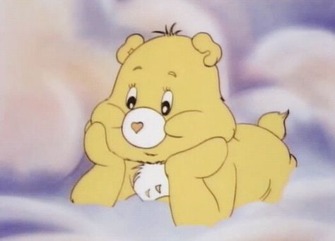 Yellow Care Bear, Sunshine Bear, Care Bears Vintage, Funshine Bear, Into The Void, Bear Theme, 80s Cartoons, Old Disney, The Void