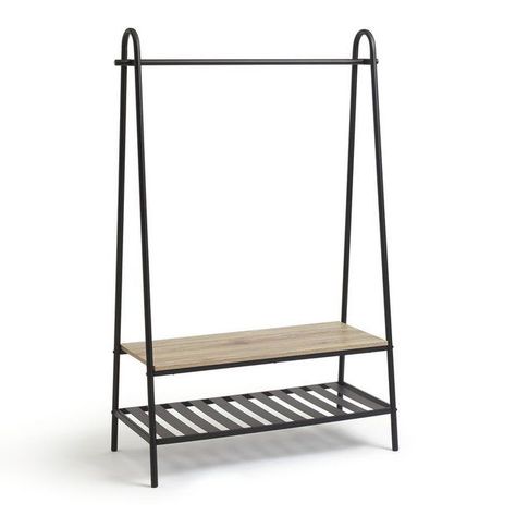 Open Dressing Room, Clothes Rail With Shelves, Habitat Furniture, Industrial Clothes Rail, Open Dressing, Rental Makeover, Best Shoe Rack, Canvas Wardrobe, Hanging Clothes Rail