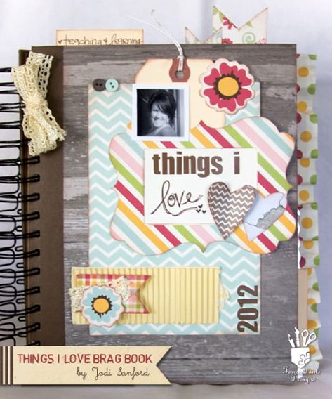 The Things I Love | Cool DIY Scrapbook Ideas You Have To Try Beginner Scrapbooking, Scrapbook Examples, Unique Scrapbooks, Brag Book, Creative Scrapbook, Birthday Scrapbook, Crafts To Make And Sell, Crafts With Pictures, Things I Love