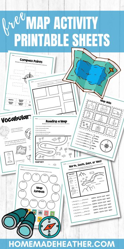 Geography Homeschool, Teaching Maps, Make Your Own Map, Map Skills Worksheets, Activity Printables, Map Symbols, Kindergarten Social Studies, Map Worksheets, Homeschool Social Studies