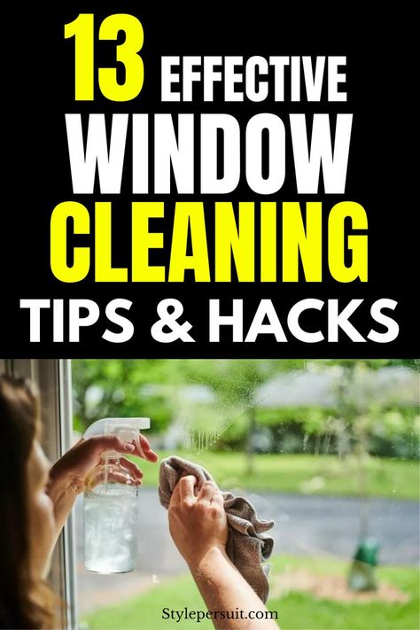 Cleaning windows may seem like a straightforward task, but there are techniques that can help you achieve streak-free, crystal-clear results. Whether you're a seasoned homeowner or a novice in the realm of window maintenance, these expert tips will elevate your window cleaning game to new heights. From choosing the right cleaning solutions to employing the best techniques. Check out the 13 best window cleaning tips and hacks. #cleaning #Housecleaning #home #pinterest #lifehacks Best Window Cleaning Solution, Window Washing Solution, Cleaning Outside Windows, Diy Window Cleaner, Best Window Cleaner, Window Cleaning Tips, Window Cleaner Homemade, Window Cleaning Solutions, Professional Window Cleaning