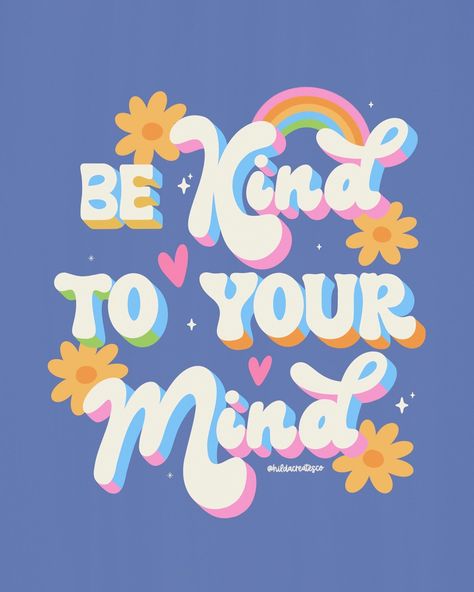 May is Mental Health Awareness Month, and here’s a little reminder: Be kind to your mind.🩷🧠✨ It’s okay to not be okay, it’s okay to prioritize your mental well-being, to take breaks. Mental health goes beyond just this month, it’s an on going journey. What’s something you do to prioritize your mental health? #MentalHealthAwareness #bekindtoyourself #mentalhealthquotes #handlettering #artlicensing #ladieswhodraw #drawingletters #letteringartists Mental Health Matters, You Matter, One day at... One Mental Break Later, Back To School Mental Health, Mental Heath Inspired, You Are Doing Great, Mental Health Inspiration, Mental Health Month, Be Kind To Your Mind, Mental Health Posters, Therapy Quotes