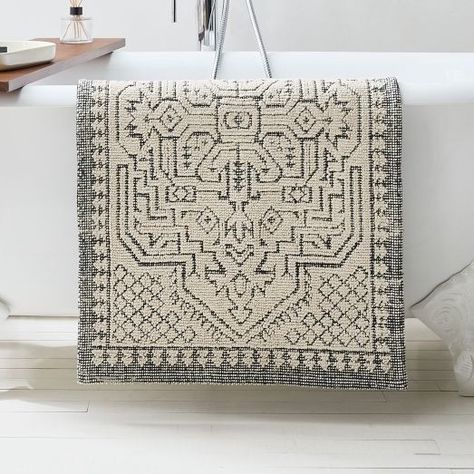 Bath mat runner