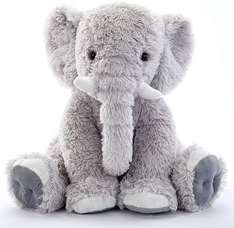 Amazon.com: MorisMos Gray Elephant Stuffed Animal Soft Elephant Plush Toy for Girls Boys,19 Inches: Toys & Games Elephant Soft Toy, Stuffed Elephant, Elephant Plush Toy, Elephant Stuffed Animal, Baby Stuffed Animals, Elephant Toy, Soft Stuffed Animals, Elephant Plush, Teddy Bear Stuffed Animal