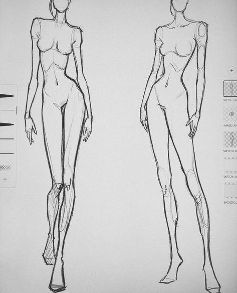 Bringing Imagination to Life in Fashion Fashion Designing Model Sketch, Fashion Illustration Mannequin, Model Body Draw Reference, Fashion Anatomy Sketches, Fashion Pose Reference Figure Drawing, How To Draw A Mannequin, Fashion Design Poses, High Fashion Drawing, Fashion Mannequin Sketch