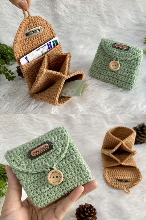 Crocheted Purses, Crocheted Afghans, Pola Macrame, Crochet Wallet, Handbags Patterns, Sensory Blanket, Crochet Stitches For Blankets, Mode Crochet, Yarn Craft