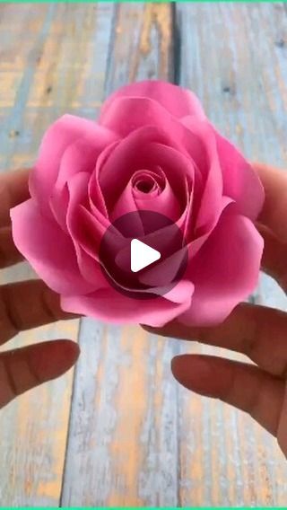 How To Make Rose In Paper, Paper Diy Flowers, Making A Rose Out Of Paper, Making Roses Out Of Paper, Flower Making From Paper, Crape Paper Flowers Diy Rose Tutorial, Paper Rose Flowers Diy, How To Make Easy Flowers, Diy Rose Flower Paper