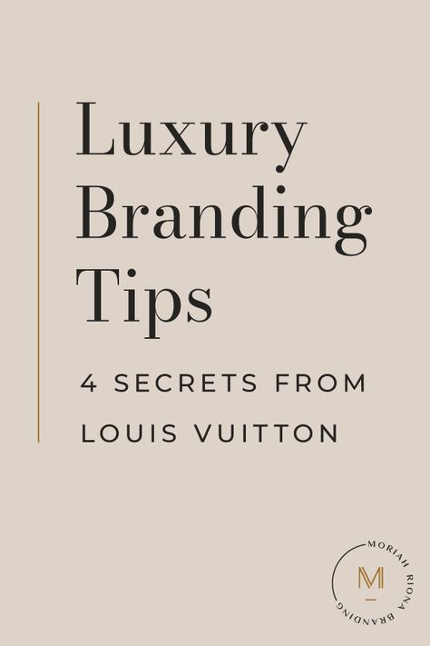 Branding For Fashion Brand, Luxury Brand Quotes, Quite Luxury Brand, Creating A Luxury Brand, Luxury Brand Email Design, Luxury Words List, Luxury Salon Ideas, Luxury Business Branding, Luxury Branding Inspiration