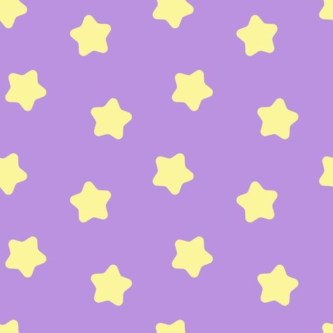 Seamless background with yellow stars pattern on pastel purple background. Light Purple And Yellow Aesthetic, Pastel Purple And Yellow Aesthetic, Aster Arcadia Wallpapers, Purple And Yellow Aesthetic Pastel, Purple Cute Background, Yellow Heart Nails, Yellow Wedding Nails, Purple Aesthetic Pattern, Yellow Star Wallpaper