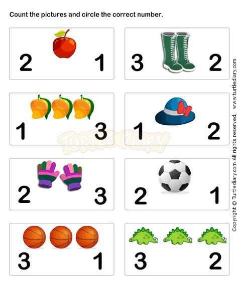 Learn Numbers Worksheet3 - math Worksheets - preschool Worksheets Number Recognition Worksheets, Nursery Worksheets, Counting Worksheets, Kids Worksheets Preschool, Preschool Math Worksheets, Free Preschool Worksheets, Counting Numbers, Kids Math Worksheets, Numbers Preschool