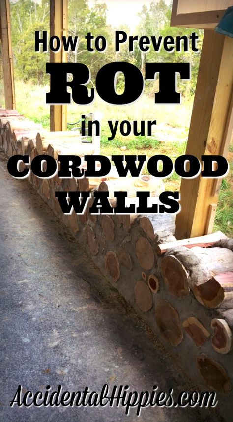 Building Tips And Tricks, Cordwood Homes, Cord Wood, Earthship Home, Wood And Concrete, Wood Building, Building Tips, Cob House, Earth Homes