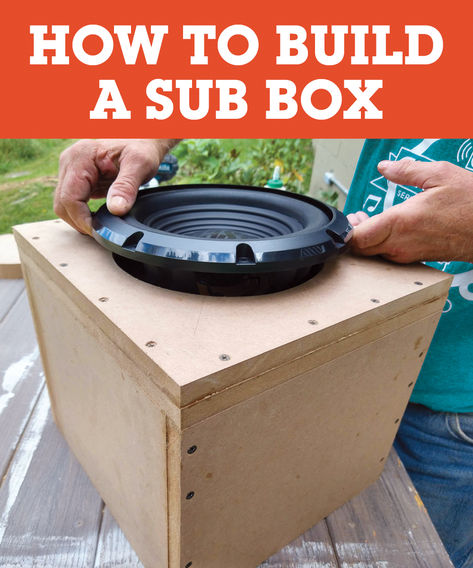 This DIY project can give your vehicle a great look and save you money. Custom Subwoofer Box, Subwoofer Box, Box Building, Car Audio, Do It Yourself, Helpful Tips, Box Design, Save You, How To Build