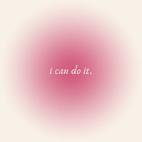 I Can Do It Motivation, Pink Girly Quotes, Do It Motivation, Cute Motivational Quotes, Spirituality Affirmations, Affirmation Board, Vision Board Images, Vision Board Affirmations, Pink Aura