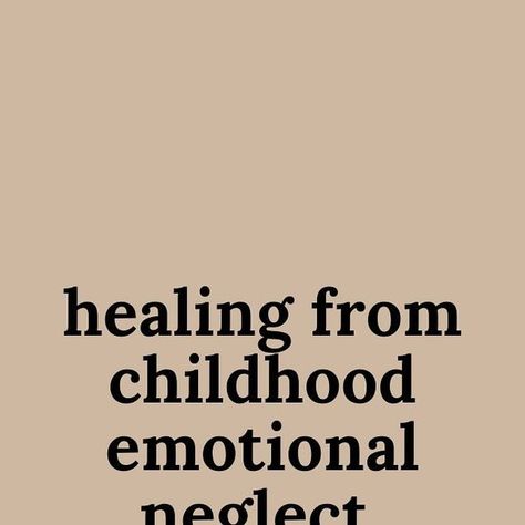 SPREAD LOVE PROJECT on Instagram: "as i explained in my previous post, emotional neglect has a huge impact on a child’s development and may result in low self-esteem, difficulty with emotion regulation, aversion to affection/support, inability to ask for help, shame/guilt around emotions, negativity towards parents, social withdrawal, difficulty connecting with others, and more. these effects can last into adulthood.

healing from emotional neglect can take time, but is worth it. here are some tips i’ve compiled on where to start <3 sending love to everyone who felt like their emotions weren’t valid/didn’t have a safe space to talk about their feelings. you didn’t deserve that.

sources: https://www.choosingtherapy.com/childhood-emotional-neglect/ (https://www.choosingtherapy.com/childhood Emotion Regulation, Sending Love, Low Self Esteem, Ask For Help, Spread Love, Safe Space, Take Time, Self Esteem, A Child