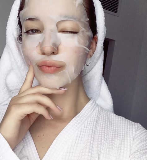 Mask Time, Mask Korean, Face Mask Aesthetic, Korean Face Mask, Mask Aesthetic, Turmeric Face Mask, Korean Face, Aesthetic Friends, Face Sheet Mask