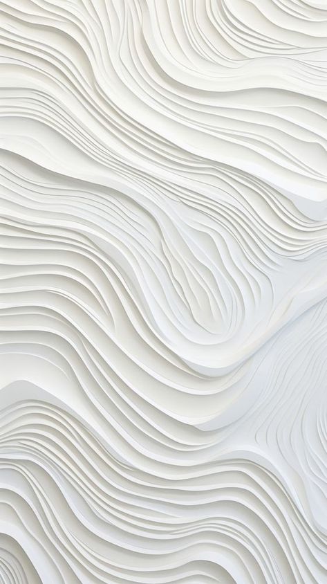 Wave pattern white wall backgrounds. AI generated Image by rawpixel. | premium image by rawpixel.com / Jigsaw Minimalist Wall Pictures, Nice White Background, Nice Backgrounds Wallpapers, Wave Pattern Wallpaper, Structure Aesthetic, White Aesthetic Background, Aesthetic White Background, Basic Wallpapers, White Background Aesthetic