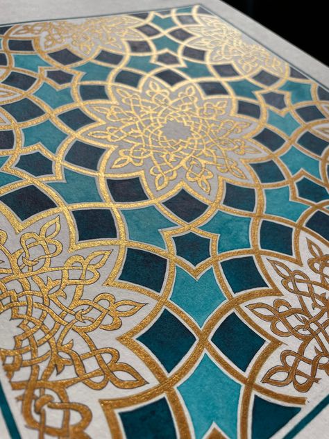 Preserving Palestine: The Art of Islamic Pattern, Tasneem Afaneh Simple Islamic Art Pattern, Islamic Design Pattern Geometry, Islamic Art Diy, Islamic Art Pattern Arabesque, Turkish Art Pattern, Islamic Geometric Pattern Design, Moroccan Art Painting, Islamic Mosaic Art, Islamic Art Design