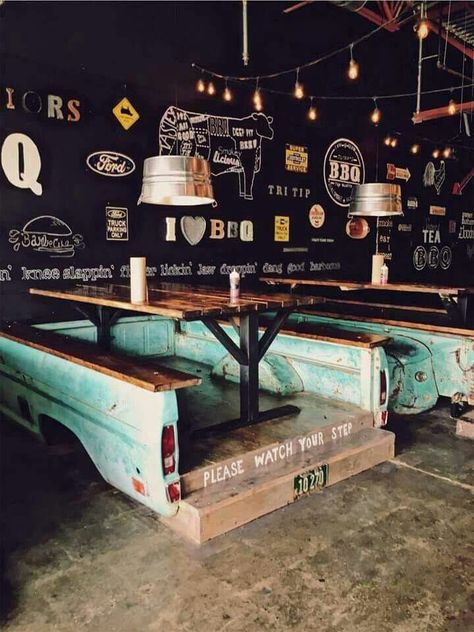 Unique Bar Ideas Restaurants Interiors, Man Cave Home Bar Garage, Country Bar Ideas Restaurant, Unique Bar Ideas Restaurants, Country Bar Decor, Country Restaurant Decor, Ag Mech Projects, Ag Mechanics Projects Ideas, Country Pub Interior