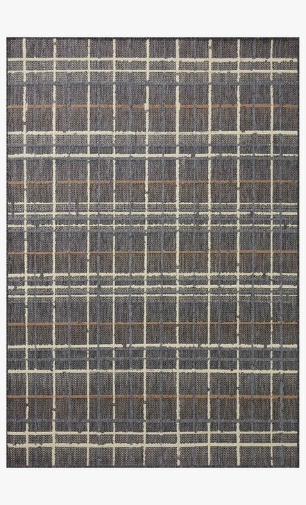 RAI-11 CHARCOAL / MULTI | Loloi Rugs Plaid Rug, Dark Grey Background, Loloi Rugs, Austin Design, Rug Direct, Indoor Outdoor Area Rugs, Nebraska Furniture Mart, Accent Rugs, Contemporary Area Rugs