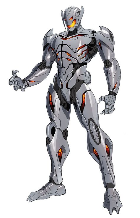 Ultron Concept Art - Marvel vs. Capcom: Infinite Art Gallery Ultron Concept Art, Marvel Heroes Comics, Marvel Vs Capcom Infinite, Ultron Marvel, Marvel Concept Art, Transformers Art Design, Marvel Character Design, Movie Design, Infinite Art