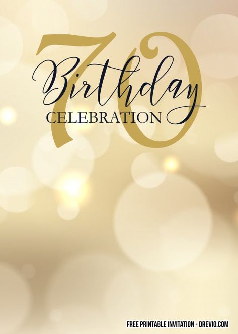 FREE Printable 70th Birthday Invitation Templates | FREE Invitation Templates - Drevio Free 70th Birthday Invitation Templates, 70 Birthday Invitations Free Printable, 70th Birthday Invitation Ideas, 75th Birthday Invitation Template, 70 Birthday Invitations, 70 Birthday Invitation Ideas, 70th Birthday Invitations Templates, 70th Birthday Invites Women, 70th Birthday Invitation Card