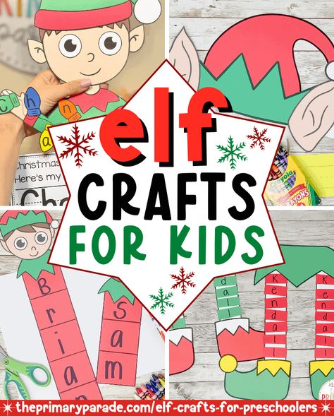 elf crafts for preschoolers Elf Kindergarten Activities, Easy Elf Craft For Preschool, Elves Preschool Activities, Elf Craft Kindergarten, Elf Decorations Christmas Diy, Elf Activities For Preschoolers, Elf Crafts For Preschoolers, Elf Activities For Kids, Elf Crafts For Kids