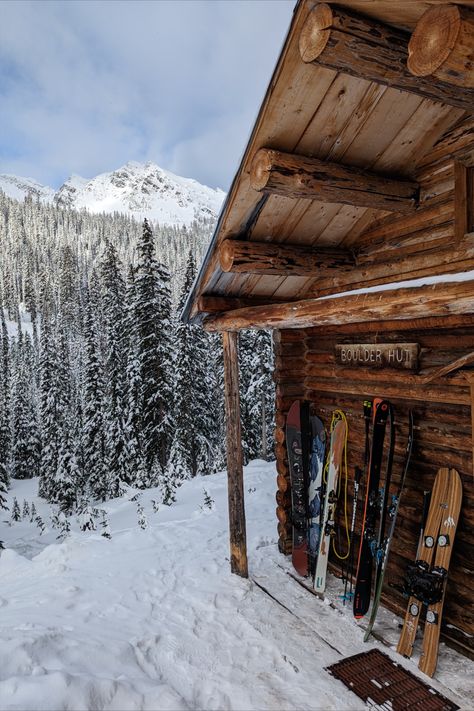 Boulder Hut is now accepting bookings for the 2023/24 ski season. Located in the Purcell Mountains near Kimberley, BC -- guests will enjoy the cozy lodge and 15,000-acre ski tenure that surrounds them. Choose from guided or self-guided backcountry skiing, ski touring, splitboarding and snowboarding. Book your trip now! Ski Lodge Aesthetic, Cozy Ski Lodge, Ski Trip Aesthetic, Ski Hut, Lodge Aesthetic, Backcountry Snowboarding, Cozy Lodge, Ski Aesthetic, Cabin Aesthetic