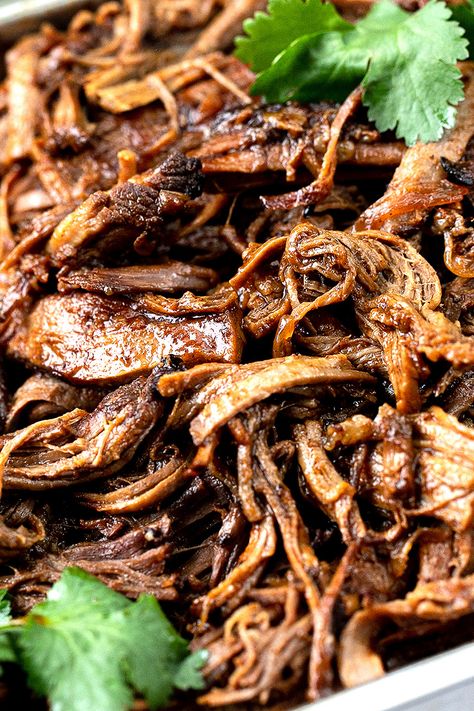 Slow Cooker Mexican Beef, Beef Brisket Tacos, Beef Brisket Slow Cooker, Slow Cooked Beef Brisket, Mexican Food Recipes Beef, Creamy Slaw, Mexican Slow Cooker, Slow Cooked Brisket, Slow Cooker Mexican