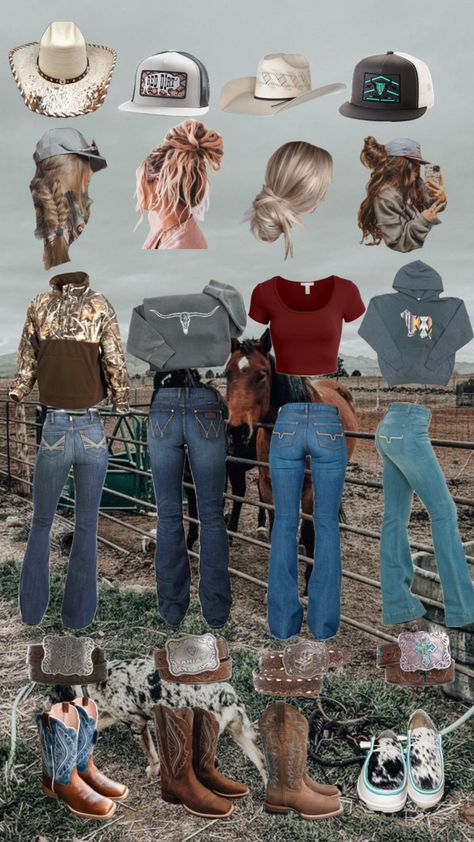 Country Outfits Women, Spirit Week Outfits, Cute Cowgirl Outfits, Casual Country Outfits, Southern Outfits, Country Style Outfits, Western Wear Outfits, Cute Country Outfits, Cute Modest Outfits