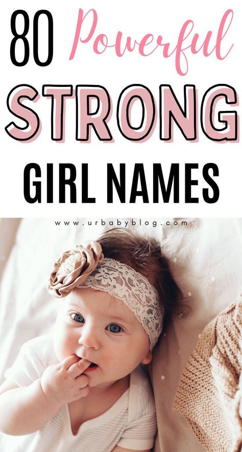 Get a strong hold on the list below. #babynames #babies #babygirlnames #strongnames #stronggirlnames #babynameslist # Powerful Girl Names, Short Baby Girl Names, Old Fashion Girl Names, Strong Girl Names, Southern Girl Names, Greek Girl Names, Country Girl Names, Powerful Boy Names, Biblical Girl Names