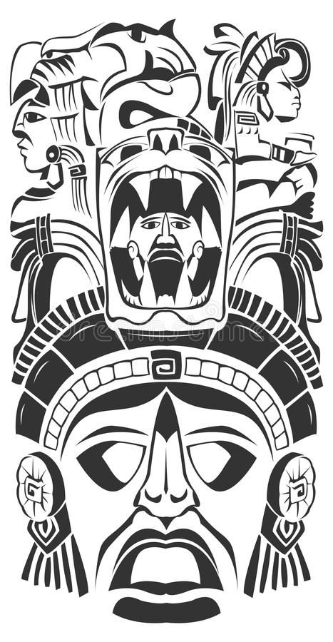 Ancient ceremony mask - Mayan - Aztec - vector. Ancient mayan, aztec ceremony ma , #Sponsored, #Mayan, #Aztec, #vector, #Ancient, #ceremony #ad Mayan Skull, Tattoos Pulseras, Aztec Tattoos Sleeve, Tato Maori, Mayan Mask, Mayan Tattoos, Aztec Tattoos, Inca Tattoo, Mayan Symbols