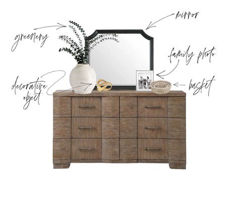 Small Bedroom Dresser Ideas, Decorate Dresser Top Bedroom, Styling A Dresser Top Master Bedrooms, Decorate Dresser Top, How To Decorate Dresser, Small Bedroom Dresser, Decorating A Dresser Top, How To Decorate A Dresser, Master Dresser Decor