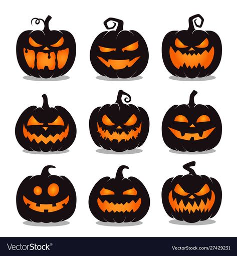 Halloween Classroom Decorations, Halloween Silhouette, Halloween Cupcake Toppers, Pumpkin Drawing, Halloween Stencils, Pumpkin Printable, Scary Decorations, Adornos Halloween, Easy Halloween Crafts