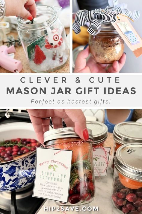 After rounding up a few of our best mason jar gift ideas, we couldn't think of a more simple & thoughtful way to show someone how much you appreciate them. #masonjargifts #giftideas #diygifts #giftdiys #gifts #cutegifts #cheapgifts #homemadegifts #doityourself Glass Jar Gift Ideas, Canning Jar Gifts, Mason Jar Gift Ideas, Jar Gift Ideas, Christmas Jar Gifts, Mason Jar Gifts Diy, Holiday Mason Jar, Mason Jar Gift, Mason Jar Christmas Gifts