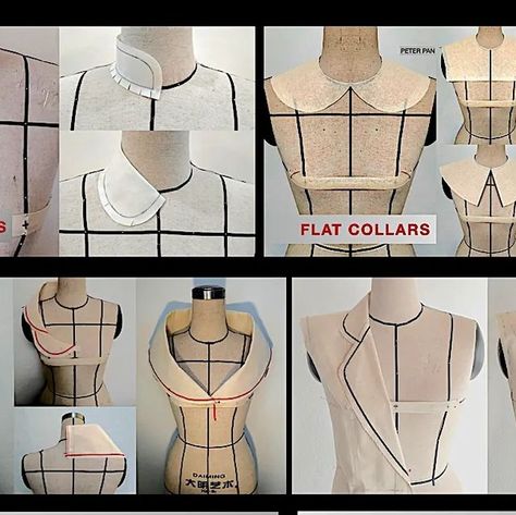 EWST fashionlab on Instagram: "New course "Collars draping" has been added to the existing full courses - the courses "by garments" (dresses, skirts, jackets) and "by skills level" (basic, intermediate and advanced including Complete 3-level Couture Draping course) You will learn the draping of comprehensive varieties of collars - stand collar, convertible (most common collar - a "mother" of many collar types), flat collars, several shawl collars, portrait collars and certainly tailored collars used for jackets. We remind about our discount campaign on 18&19 November where you get 50% discount for any draping course including the new one! Check the link in bio to learn about the campaign. Check the comments section to learn about "Collars Draping" course. #drapingprocess #draping #c Diy Shawl Collar Patterns, Convertible Collar Pattern, Shawl Collar Pattern, Couture Draping, Collar Types, Diy Shawl, 19 November, Draped Collar, Convertible Collar