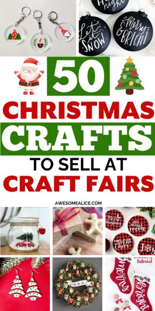 Looking for easy DIY crafts to make and sell at craft fairs or on Etsy? Discover 50 cheap craft ideas that are easy to sell at holiday bazaars and markets! Perfect for turning your creativity into profit, these creative projects are great for anyone looking to make and sell handmade items this holiday season. Easy Crafts To Sell At Craft Show, Easy Things For Kids To Make And Sell, Diy Things To Sell Handmade, Easy Crochet To Sell, Epoxy Crafts To Sell, Christmas Market Ideas To Sell, Christmas Craft Fair Ideas To Sell, Crafts For Kids To Sell, Kids Crafts To Sell