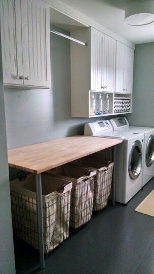 Basement Laundry Room Makeover, Outdoor Laundry, Laundry Room Update, Basement Laundry Room, Dream Laundry Room, Basement Laundry, Garage Laundry, Mudroom Laundry Room, Laundry Room Layouts