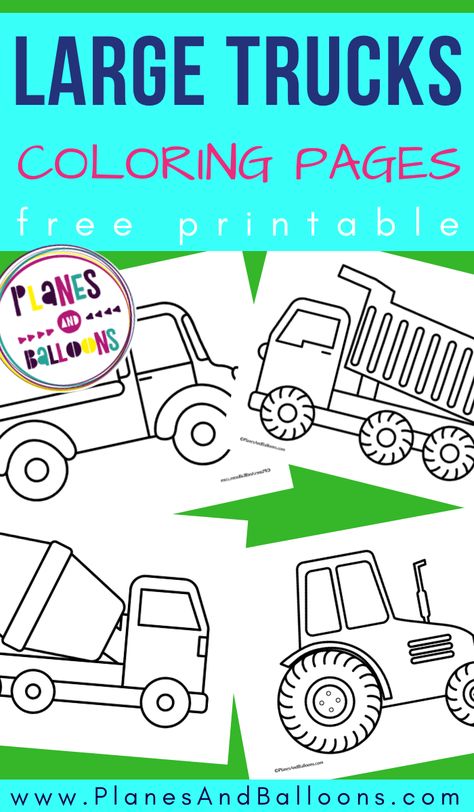 Transportation Coloring Pages Preschool Free, Construction Trucks Printable Coloring Pages, Transportation Coloring Pages Free, Construction Theme Preschool Activities Free Printable, Construction Theme Crafts Preschool, Free Preschool Coloring Pages Printables, Transportation Coloring Pages Preschool, Free Transportation Printables Preschool, Preschool Transportation Art