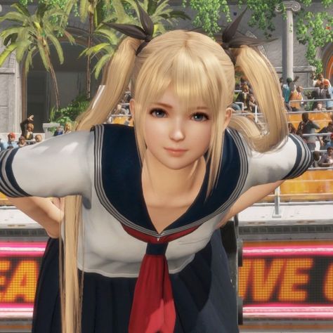 Blonde Hair Pfp, Marie Rose Dead Or Alive, Rose Pfp, Hair Pfp, Maria Rose, Pfp Discord, Mary Rose, Profile Icon, Marie Rose