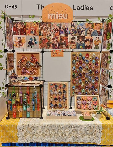 Anime Convention Booth, Art Festival Booth Display, Festival Booth Display, Vendor Table Display, Art Festival Booth, Art Fair Display, Convention Booth, Art Fair Booth, Vendor Booth Display