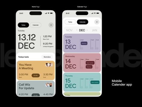 Scheduling App Design, Calendar Web Design, Calendar App Design, Calendar Ui Design, Ui Mobile Design, App Mobile Design, Card Ui Design, Creative App Design, Mobile Layout