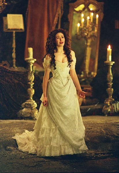 Image result for christine daae The Opera, Phantom Of The Opera, Opera, A Woman, White Dress, Wedding Dress, Water, White